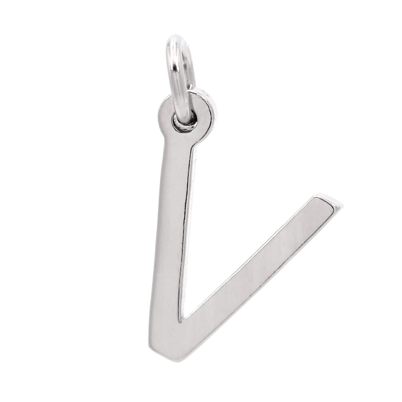 12 Pack: Sterling Silver Alphabet Charm by Bead Landing™